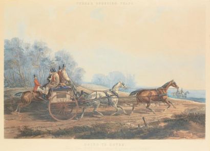 John HARRIS (1811-1865) d'après Charles Cooper HENDERSON Going to cover. Going to...