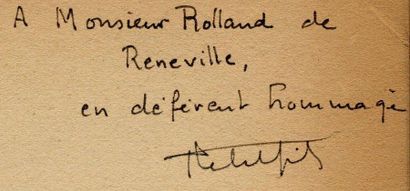 [ARTHUR RIMBAUD] PIERRRE PETITIFILS L'Oeuvre et le visage d'Arthur Rimbaud. Nizet,...