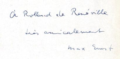 MAX ERNST Oeuvres de 1919 à 1936. Textes de Breton, Max Ernst, Desnos... Illustrations...