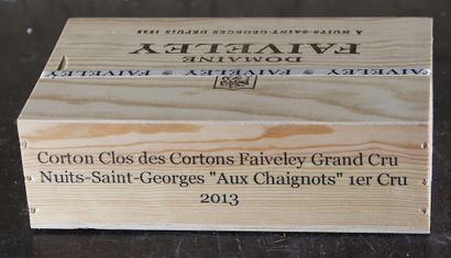 2 magnums Faiveley 2013 (1 Corton Clos des...