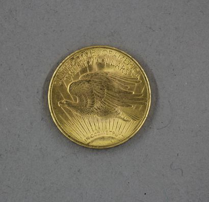 null *Une pièce de 20 dollars en or 1924