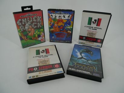 *SEGA
Cinq cassettes de jeux Sega MEGA D...