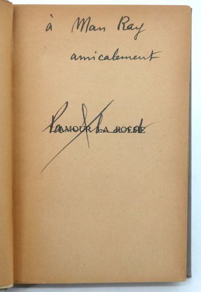 null PAUL ELUARD.
L’Amour la poésie.
Librairie Gallimard, 1929. In-12, rel. pleine...