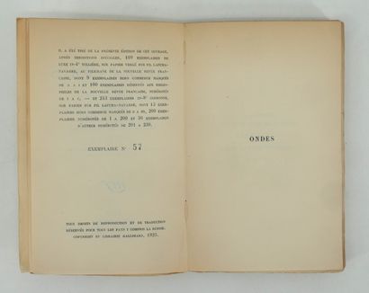 null GUILLAUME APOLLINAIRE
- L’Hérésiarque Cie. 
P.-V. Stock, 1910. In-12. ½ percaline,...