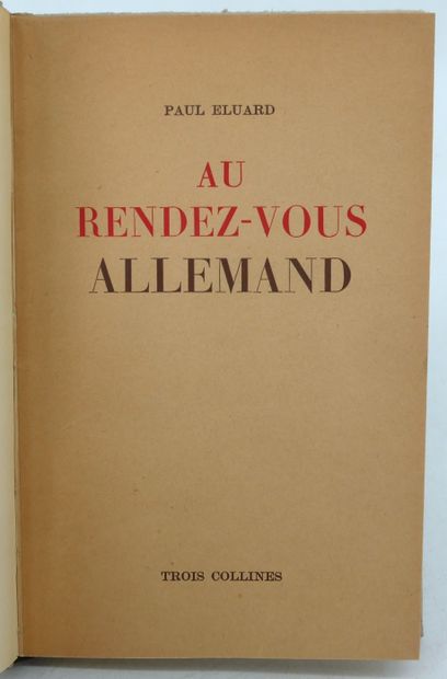 null PAUL ELUARD.
- Avenir de la poésie.
GLM, 1937. Programme de la Conférence de...