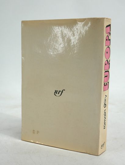 null ROMAIN GARY. 
Europa. 
Gallimard, 1972. In-12 jaquette avec déchirures, cons.
Édition...