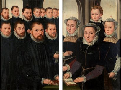 Anciens Pays-Bas - Seconde Moitié du XVIe siècle Entourage de Pieter Pourbus (1524...