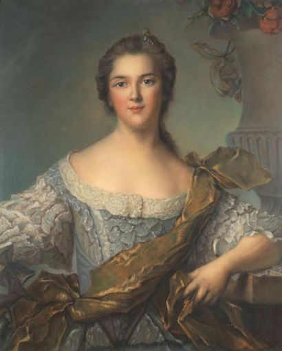 NATTIER Jean-Marc (D'après) 1685-1766 Portrait de Madame Victoire de France (1733-1799),...