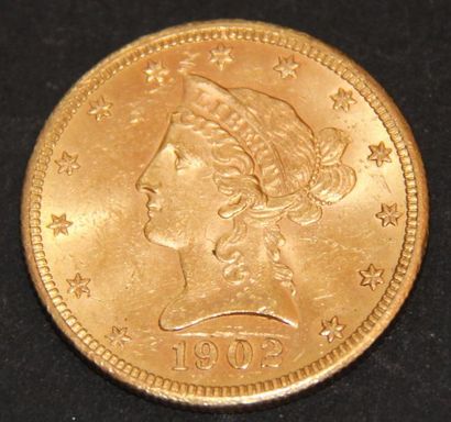 null Une pièce de 10 dollars en or 1902(*)