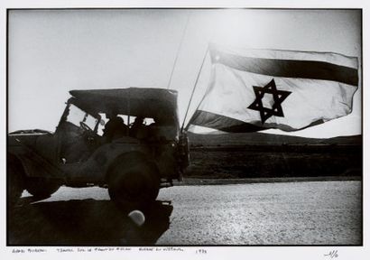Henri BUREAU (né en 1940) Israël, guerre du Kippour, 1973 Tirage argentique sur papier...