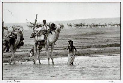 Henri BUREAU (né en 1940) Ethiopie désert du Wollo, mars 1974 Tirage argentique sur...