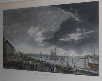 null Deux chalcographies du Musée du Louvre 1- "Port de Bordeaux" 2 - "Port de Marseille"...