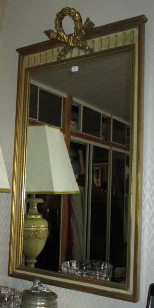 null Miroir rectangulaire de style Louis XVI *