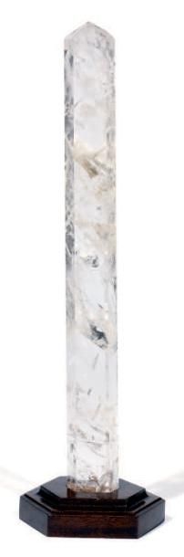 null Grand cristal de roche H: 42 cm