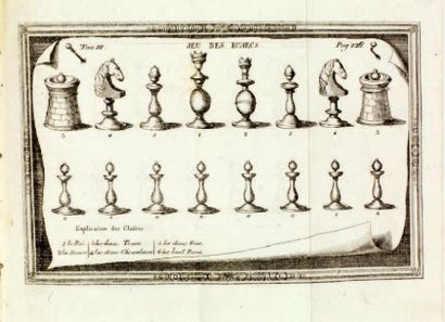 null Académie Universelle des jeux. Lyon, Leroy, 1810; 3 vol. in - 12, demi-basane...