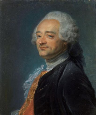 PERRONNEAU Jean-Baptiste (d'après) Paris 1715 - Amsterdam 1783 Portrait de Maurice-Quentin...