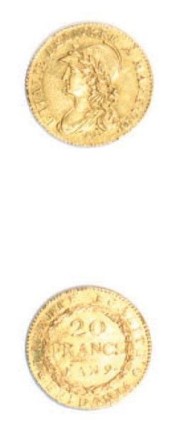 null Gaule subalpine (1800-1802), 20 Francs or. An 9. L.M.N. 896 TTB à Superbe