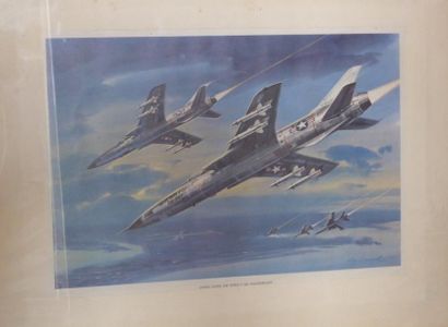 null Cinq reproductions d'avions de chasse