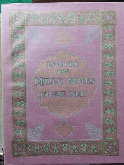 null Les milles et une nuit en 12 volumes brochés sous emboitage, 1926, ill Léon...