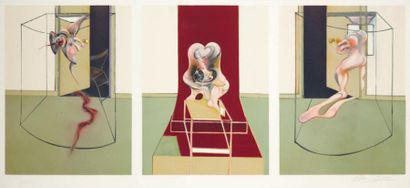 Francis BACON (1909-1992) L'orestie d'Eschyle d'après Triptych 1987 inspiré de Orestia...