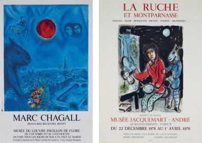 null LA RUCHE ET MONTPARNASSE 1979 musée Jacquemart 54 x 74 cm LE SOLEIL SUR PARIS...