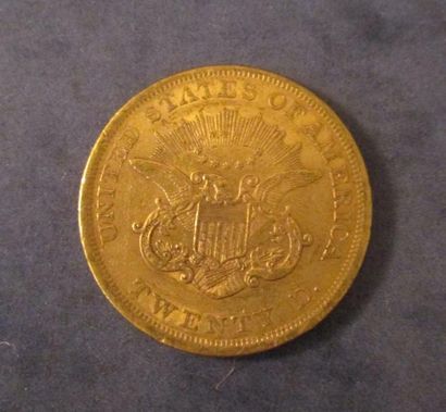 null 1 Pièce de 20 dollars Liberty Head en or 1853