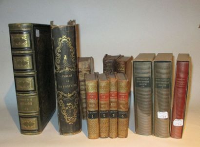 null Trois volumes de la pléiade et des volumes reliés XVIII et XIXe siècle.
