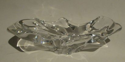 BACCARAT Cendrier en cristal L: 20.5 cm