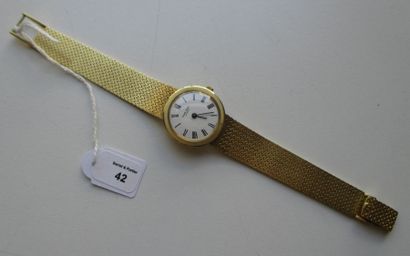 FAVRE-LEUBA Montre-bracelet de dame, en or jaune 18K 750 millièmes, la montre de...