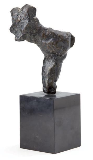 CHARLES MALFRAY (1887-1940) «Etude de danseuse en extension» Epreuve en bronze à...