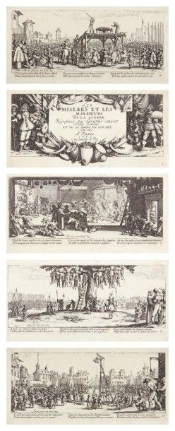 Jacques CALLOT Les Grandes Misères de la guerre ou ou Les Misères et les malheurs...