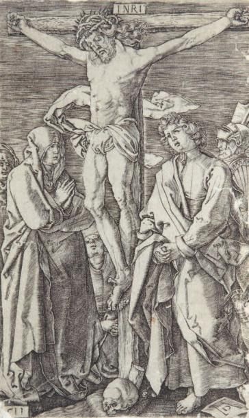 Albrecht DÜRER La Crucifixion, planche de La Petite Passion, 1511. Burin, 11,8 x...