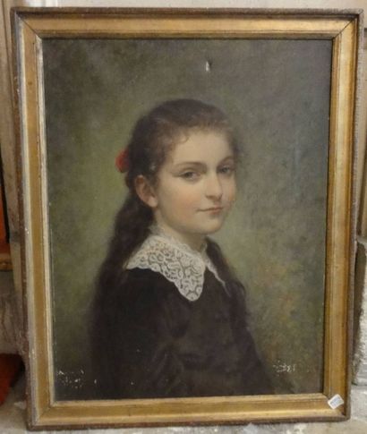 CUGNOTET Edouard Né à Dijon; actif dans la seconde Moitié du XIXe siècle Portrait...