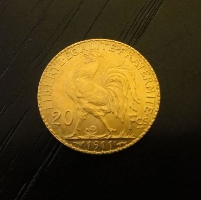null Pièce de 20 francs en or 1911

Pds: 6,4 gr
