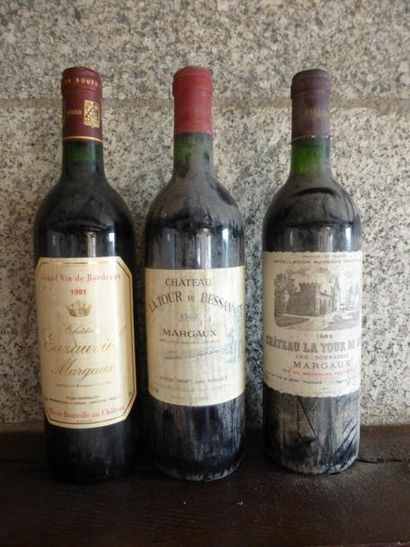 null Ensemble de 6 bouteilles 				

1 bouteille CH. LA TOUR DE MONS, Margaux 1989	...