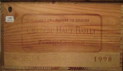 null 12   bouteilles   CH.           HAUT BAILLY,  Pessac-Léognan                ...