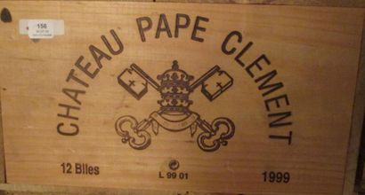 null 12 bouteilles CH. PAPE-CLEMENT, Pessac-Léognan 	1999	 cb 

