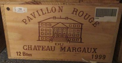 null 12	bouteilles 	PAVILLON ROUGE DU CH. MARGAUX, 		Margaux 	1999	 cb 

