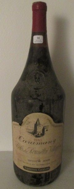 null 1 double-magnum 	ROUSSILLON "Caramany", Vignerons Catalans 	1985

