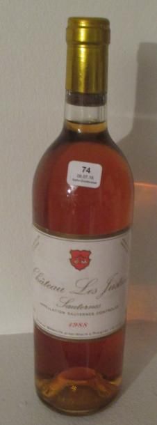 null 11 bouteilles CH. LES JUSTICES, Sauternes 1988

