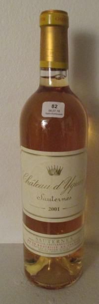 null 1 bouteille CH. D'YQUEM, 1° Cru Supérieur Sauternes 2001

