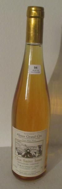 null 11 bouteilles CLOS SAINT IMER, Tokay Pinot gris Goldert 1998 

