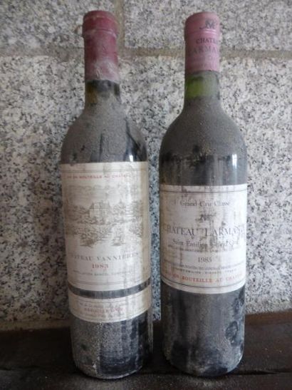 null Ensemble de 12 bouteilles 				

3 bouteilles GRAVES (Bel-Air 2005, d'Eyran 1990,...