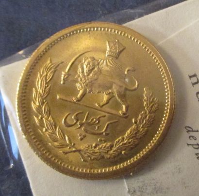 IRAN (*) Une pièce de 1 pahlavi en or 1973
