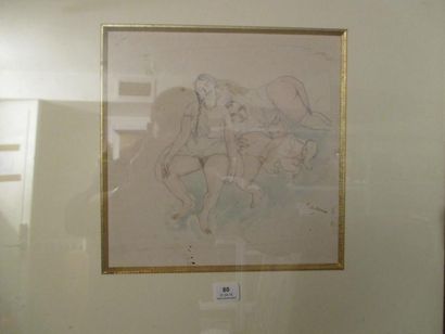 Jules PASCIN (1885-1930) "Famille"

Aquarelle et mine de plomb signée en bas à droite

20...