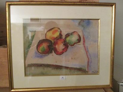 Elisée MACLET (1881-1962) "Nature-mortes aux fruits"

Aquarelles sur papier signée...