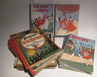 null 16 Vol. BD et livres d'enfant: "Zig et puce" "Bicot" "Placide et gédéon"