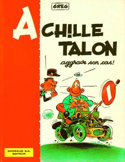 GREG ACHILLE TALON 44 albums, tome 1 à 43, on joint le portfolio « Achille Talon...