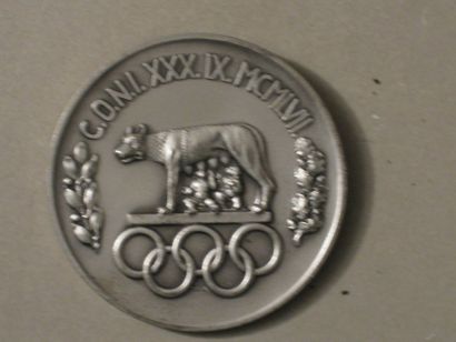 null [Rome, 1960] 4 médailles en argent éditées lors de l'inauguration des principaux...