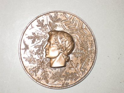 null [Los Angeles, 1984] Médaille en bronze des officiels dans son coffret de velours...